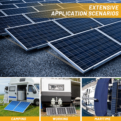 Солнечная панель Монтаж PV Алюминиевая Монтаж Регулируемая солнечная панель треугольника Полюсная кронштейн