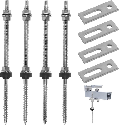 Крыша Монтаж из нержавеющей стали Солнечные наземные винты L Foot Hanger Bolt Kit для различных размеров