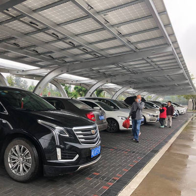 Полностью смонтированный солнечный карпорт Стальный карпорт для дома