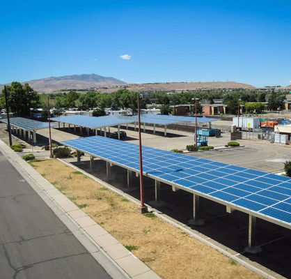 Полностью смонтированный солнечный карпорт Стальный карпорт для дома