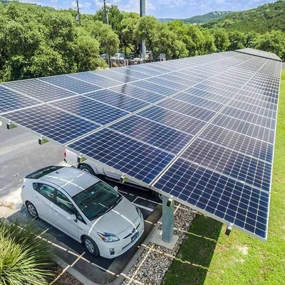 Система установки солнечных батарей Carport 10KW Легкий Алюминиевый Солнечный Carports для парковки автомобилей