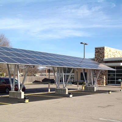 Система установки солнечных батарей Carport 10KW Легкий Алюминиевый Солнечный Carports для парковки автомобилей