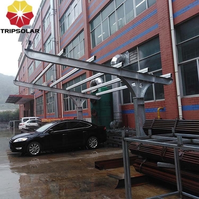 Система установки солнечных батарей Carport 10KW Легкий Алюминиевый Солнечный Carports для парковки автомобилей
