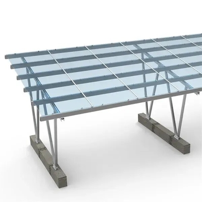 Структура ПВ-системы Алюминиевый портативный гараж Солнечная панель BIPV крыша Столпы парковки