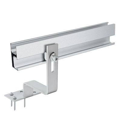 1.4KN/m2 Снежная нагрузка анодированная солнечная мини рельса для солнечной системы установки на крыше рельсы