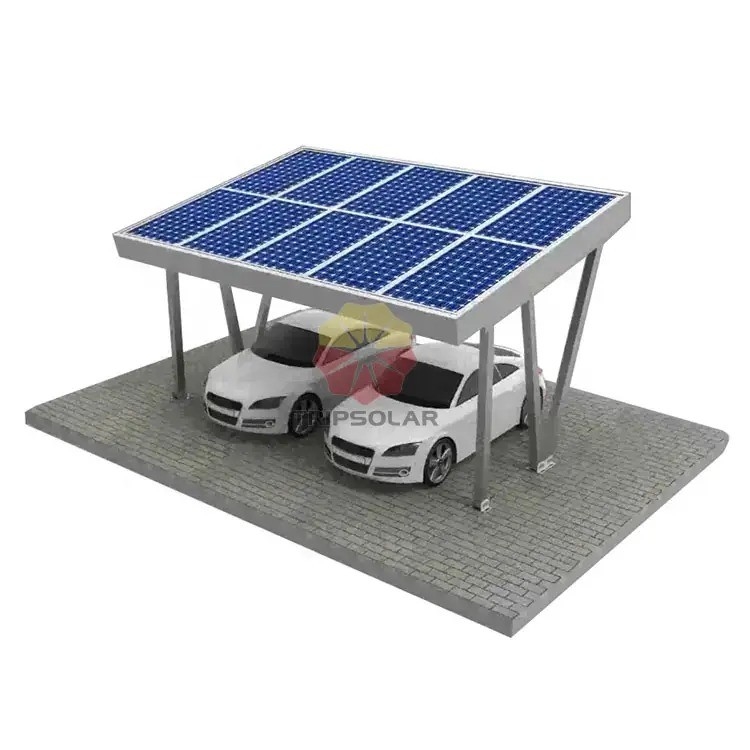60 м/с Ветровая нагрузка Солнечная автостоянка для быстрой установки домашнего комплекта солнечных панелей