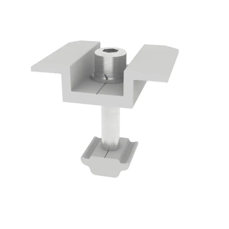 Снежная нагрузка 1,4 КН/м2 Солнечная зажимка для солнечной энергетической системы при установке солнечных панелей